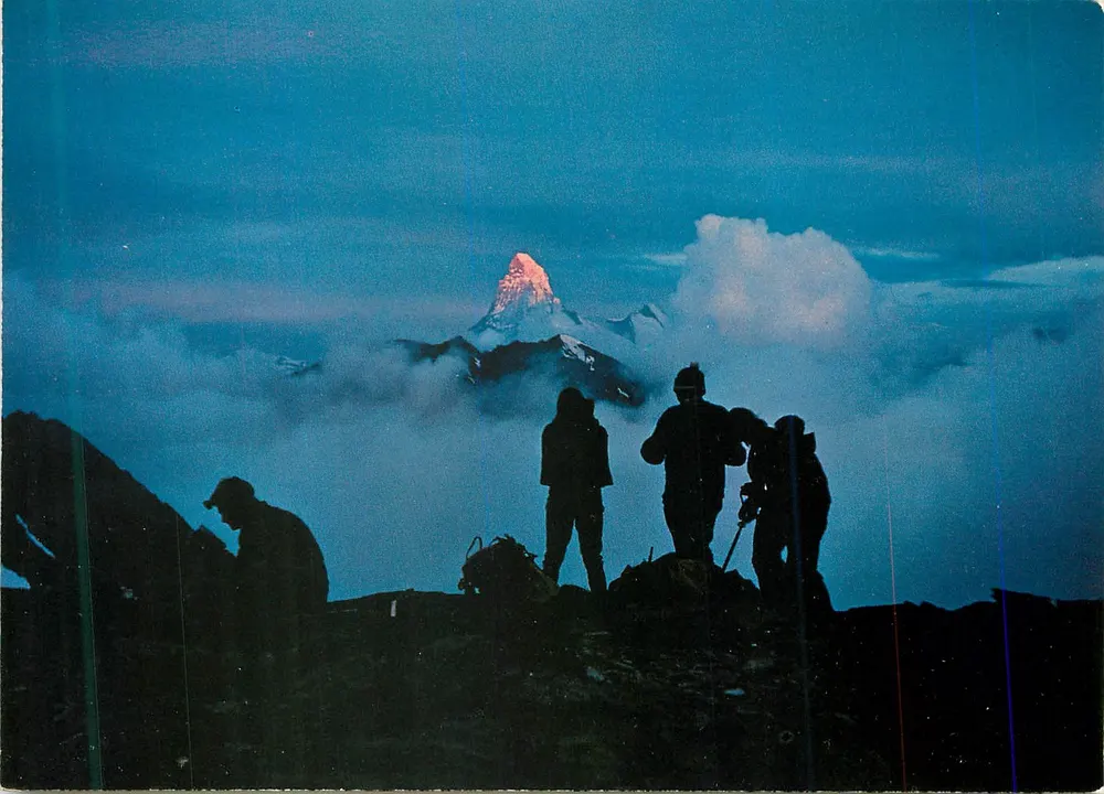 Mont Cervin at sunrise — publisher Pampalluchi AG, n° W 377 - Front
