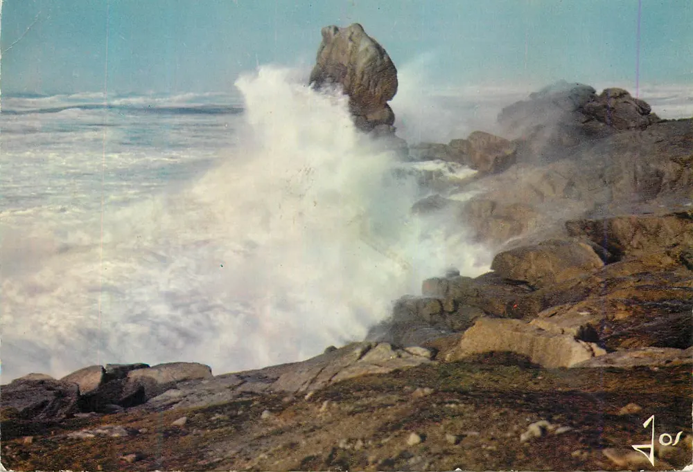 Sturm bei La Torche — Zwischen Penmarc'h und Plomeur — Éditions d'Art JOS, MX 517 - Vorderseite
