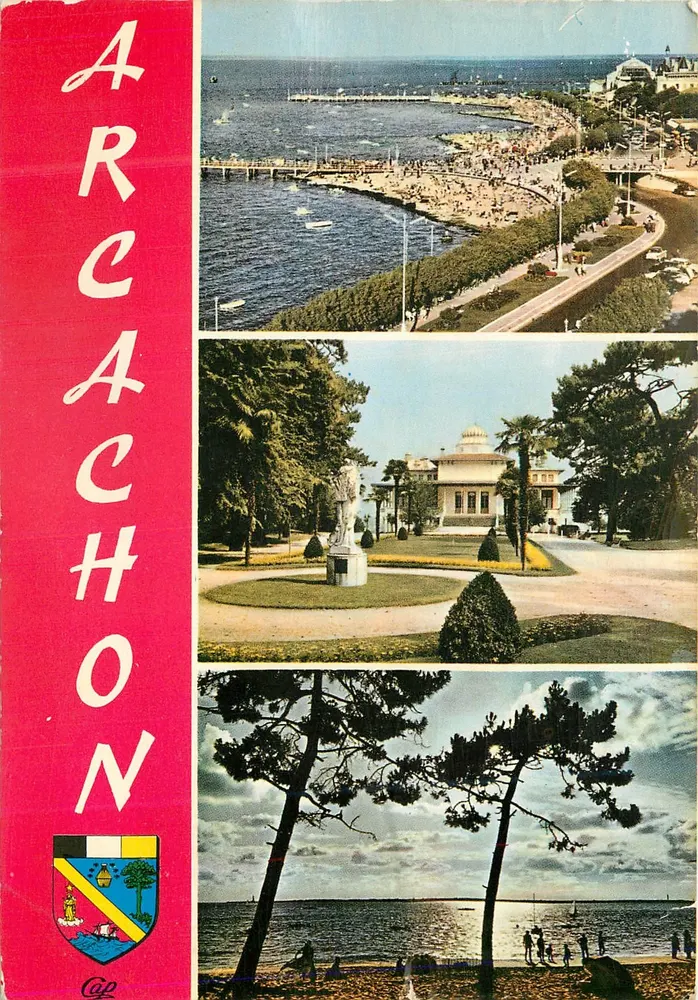 Arcachon — Côte d'Argent — Éditeur Elnacap, n°2438 - Recto
