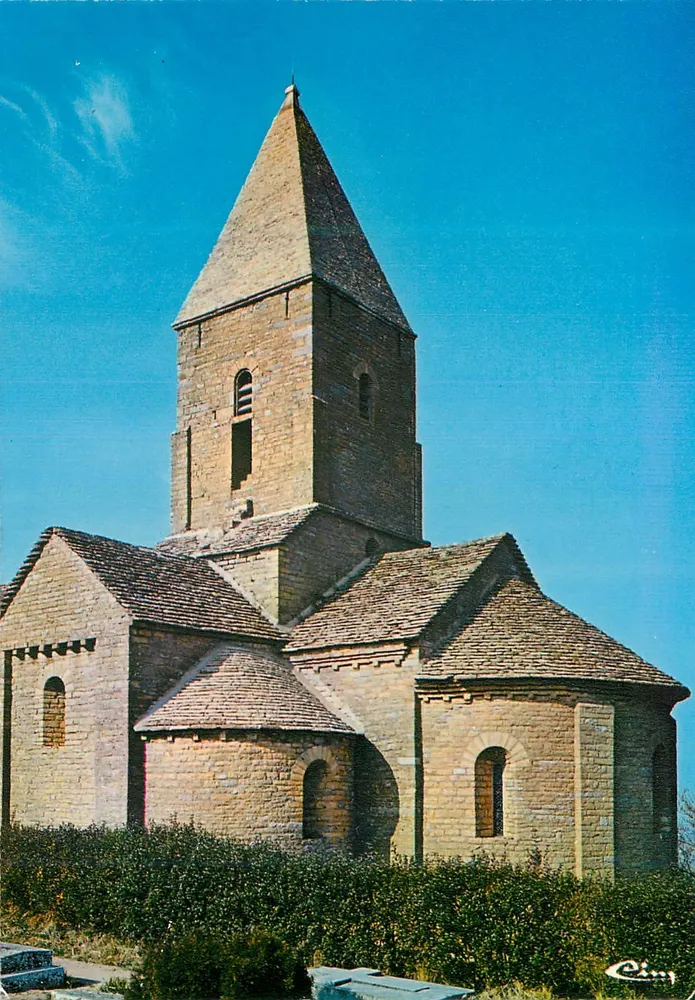 Brancion (S.-et-L.) — Kirche Saint-Pierre aus dem 12. Jahrhundert — Verleger Combier - Vorderseite