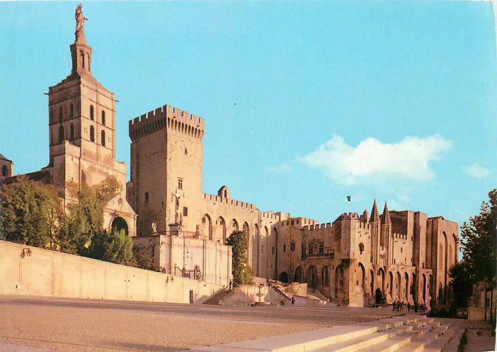 Avignon — A Catedral e o Palácio dos Papas — Edições OVET - Frente