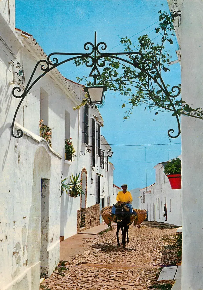 Mijas - Typowa ulica — Costa del Sol — Wyd. Beascoa n°1677 - Awers