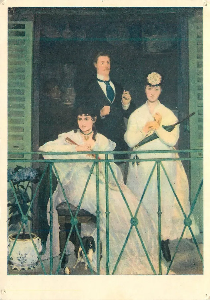 O Balcon — Manet — Edição Braun & Cie, Paris - Frente
