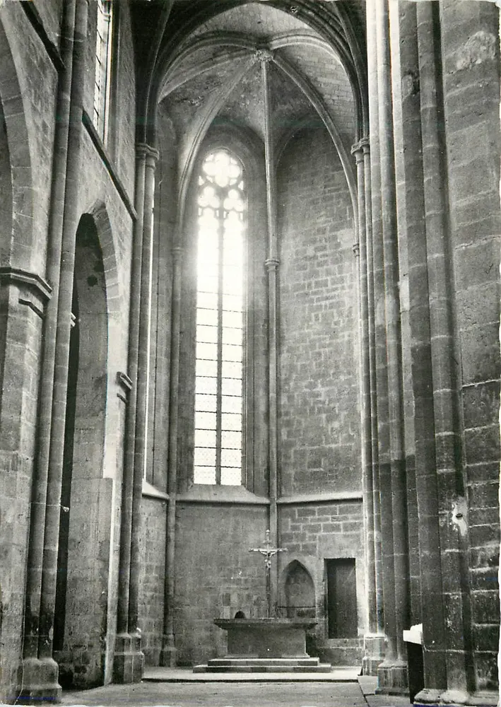 Saint-Maximin-la-Sainte-Baume — Basilika des 13. Jahrhunderts, Apse des nördlichen Querbaus — Photos D. Nonnon - Vorderseite