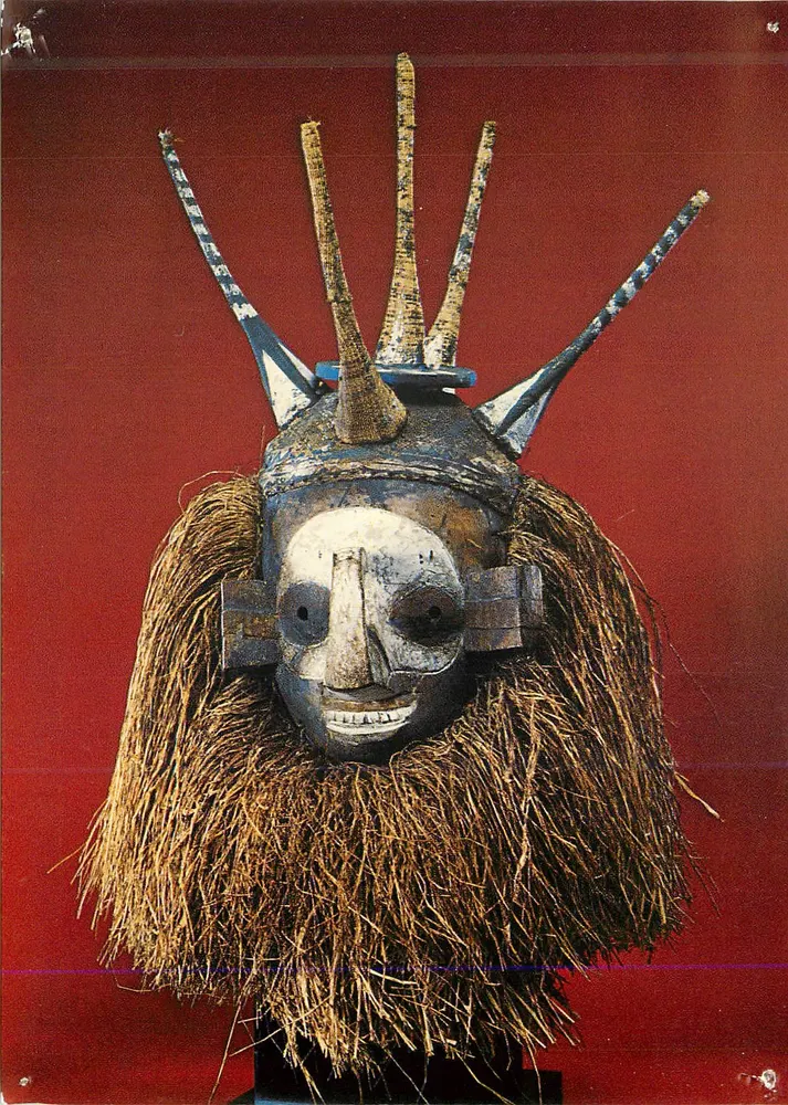 Maske Yaca — Staat Kongo — Musée des Arts Africains et Océaniens, Paris - Vorderseite