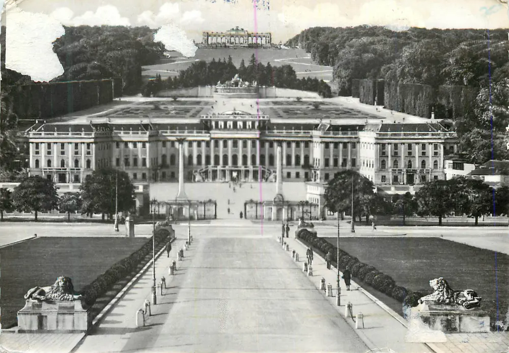 Zamek Schönbrunn — Wiedeń — Echlie Photographie 25650 - Awers