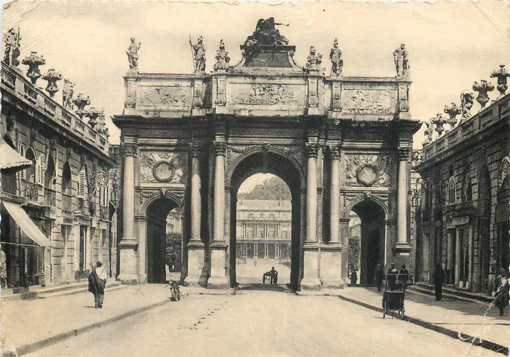 Nancy — Arc de Triomphe — CIE DES ARTS PHOTOMÉCANIQUES, PARIS - Awers