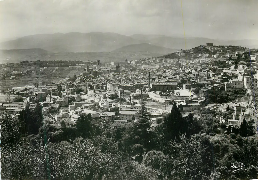 Grasse (A.M.) — Allgemeiner Blick vom Parc Princesse Pauline — Éditions Rella, Nice - Vorderseite
