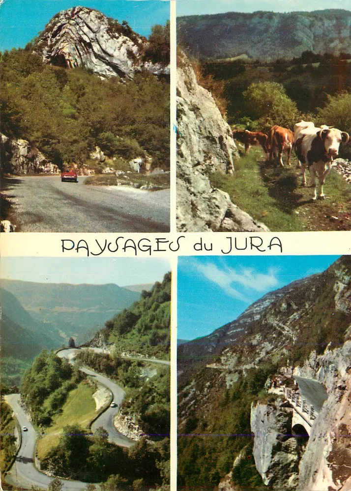 Paisagens do Jura — Les Éditions J. Cellard, n° U.80750 - Frente