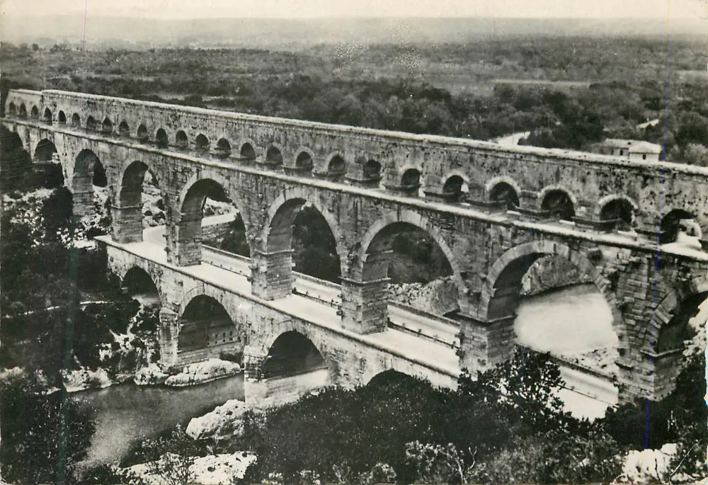 O Pont du Gard — Nîmes, Gard — Edição La Cigoigne - Frente
