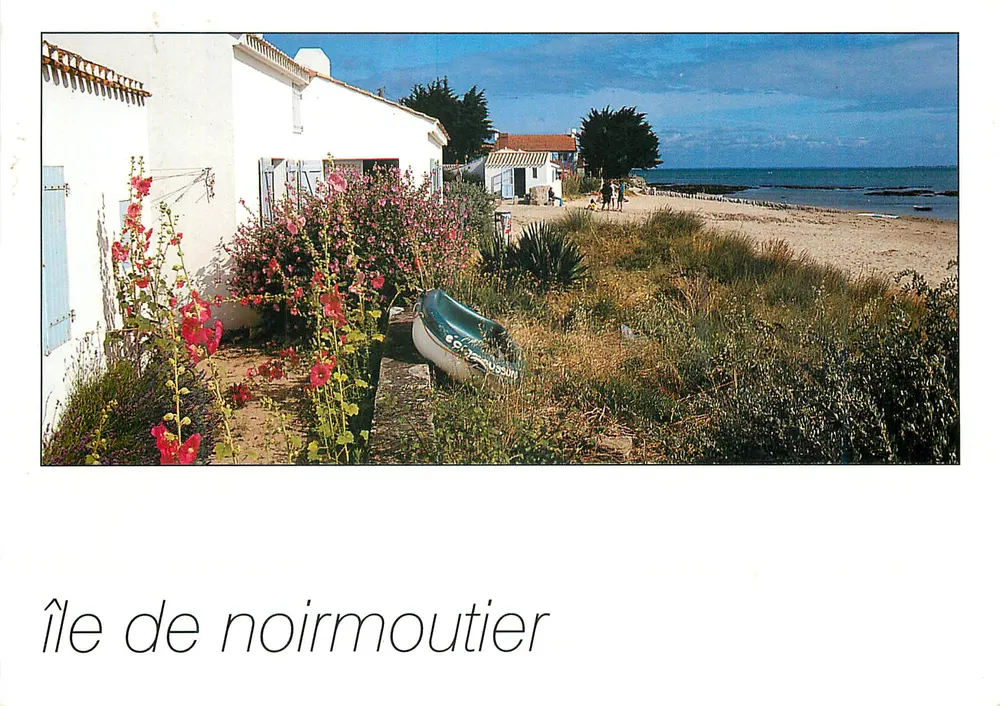 Island of Noirmoutier — view of the beach and houses — Editions d'Art Jack, no. 132 - Front