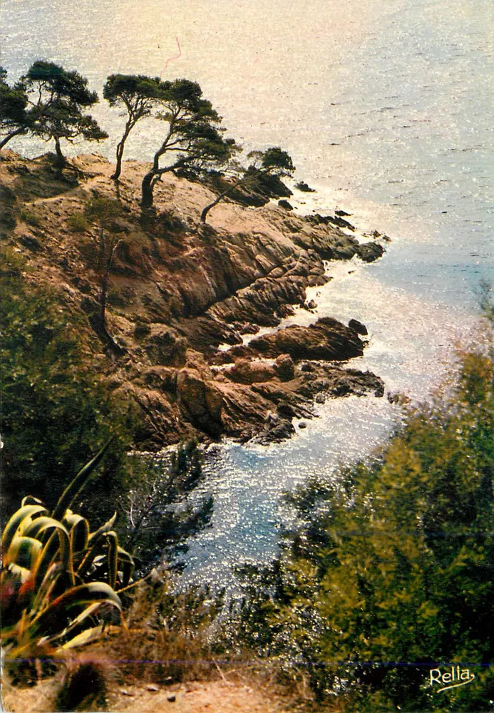 Widok na wybrzeże Côte d'Azur — Fréjus — Wydawnictwo Rella - Awers