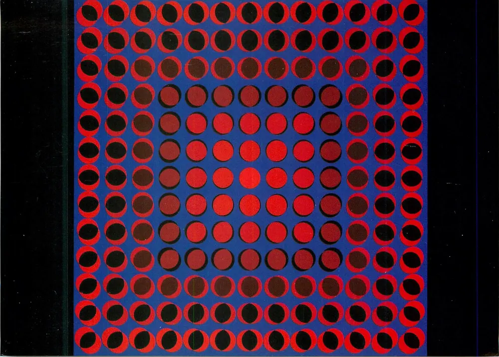 Composição circular — obra de Victor Vasarely — Éditions du Griffon, Neuchâtel, 1965 - Frente