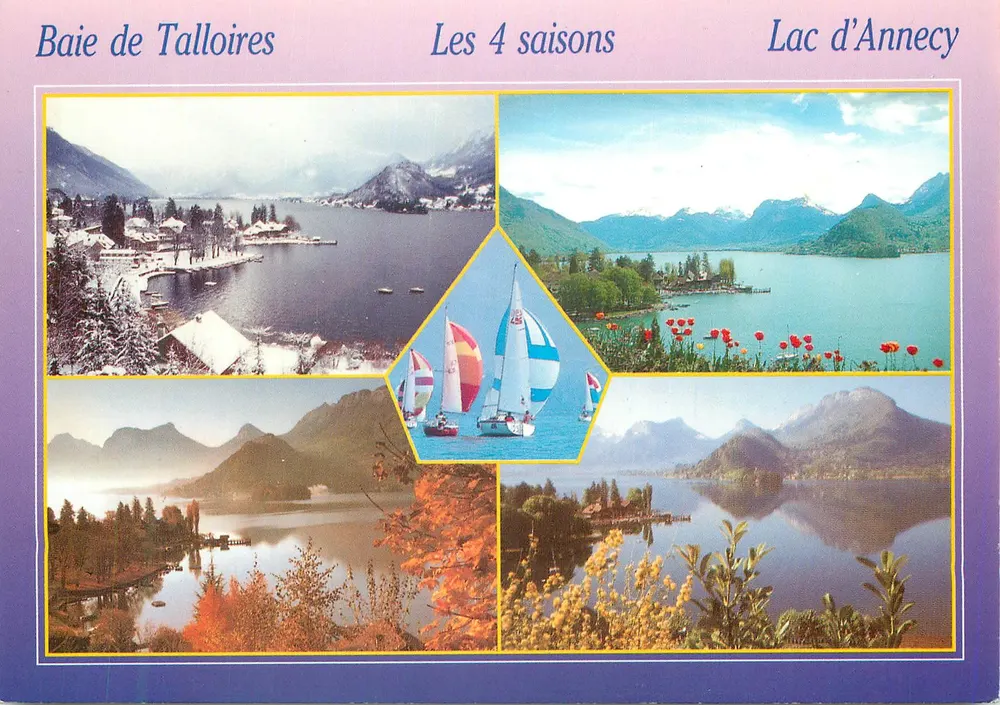 Bucht von Talloires — Die vier Jahreszeiten — See von Annecy — Editions Musik'Alpes - Vorderseite