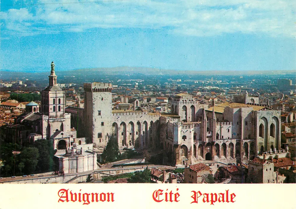 Avignon — Cidade Papal — Edições J.B. Lyoncolor - Frente