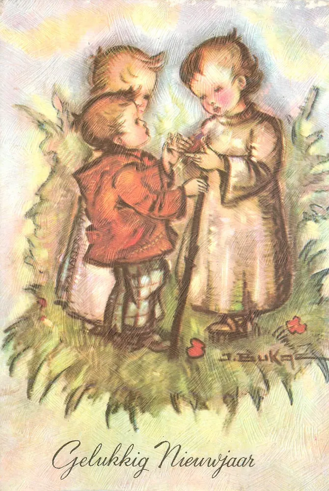 खिलूना खेलते बच्चे — नया साल — जे. बुक्ज़ - आगे