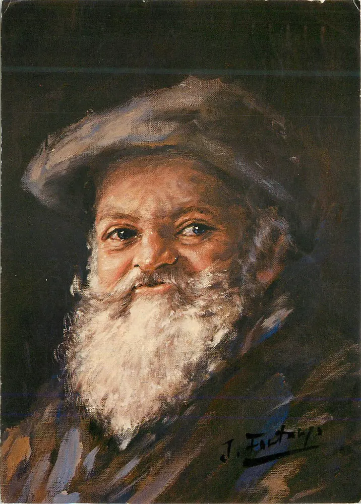 Retrato do Patriarca — obra de J. Factaups — Edições Théo Jacq - Frente