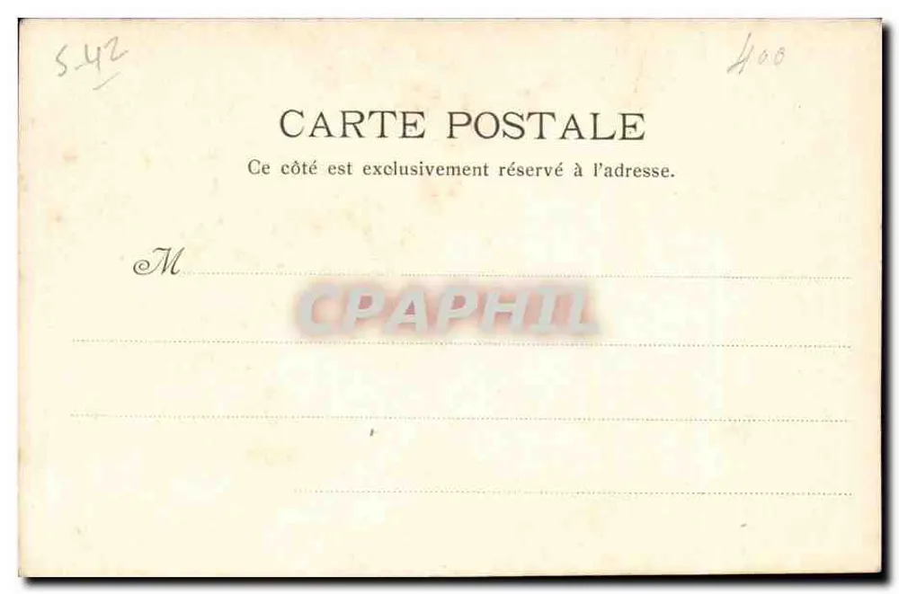 Estérel - Kasteel van La Napoule — P. L. Maillan, uitgegeven in Cannes, n°100 - Achterkant