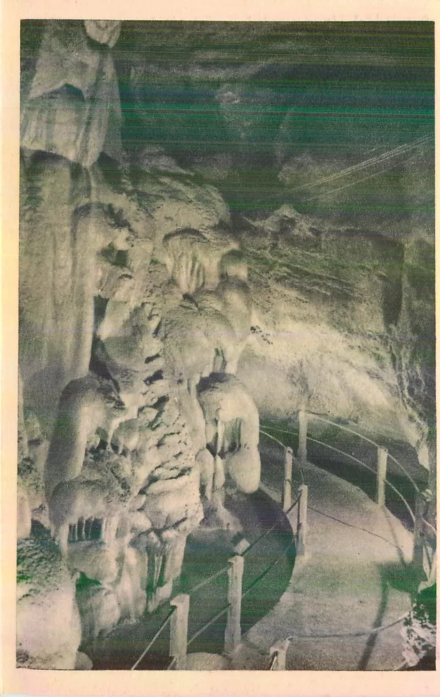 Grutas de Padirac — Em direção às Palettes — Edições J. Vertuel, Padirac (Lot) - Frente