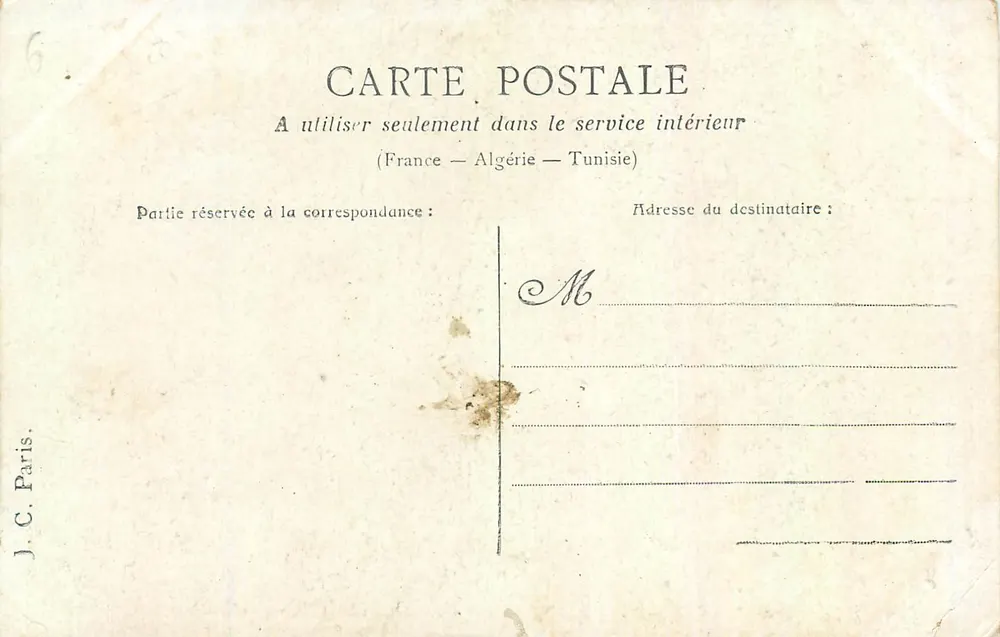 Retour du Soldat — scène d'embrassement — J.C. Paris, n°6 - Verso
