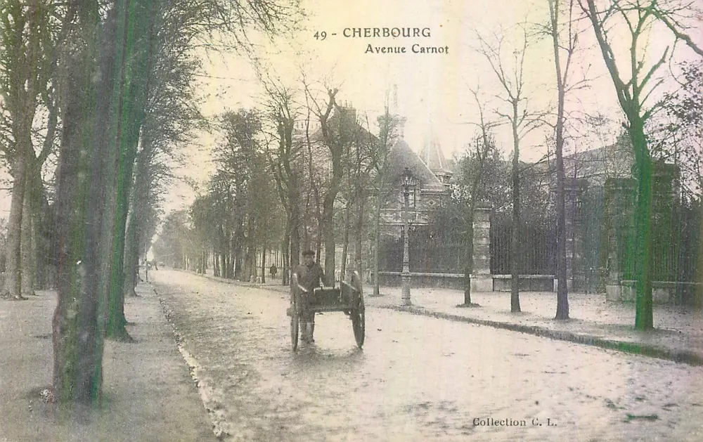 Cherbourg — Avenue Carnot — Coleção C. L. - Frente