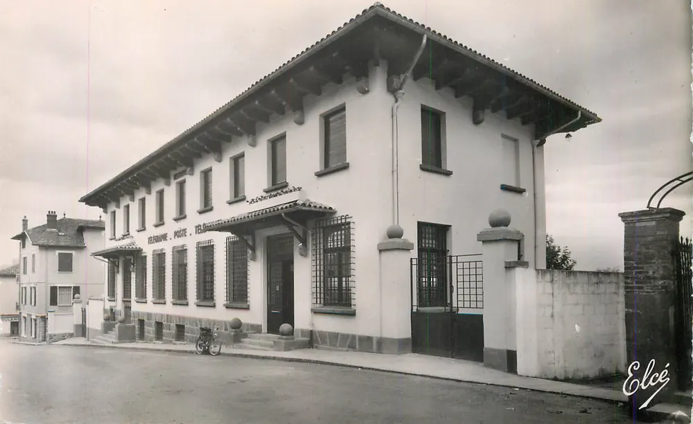 Hendaye - A nova Poste — L. Chatatgneau, Bordeaux - Frente