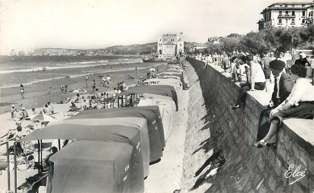 Hendaye-Plage — Die Promenade und das Casino — L. Chatagneau, Bordeaux - Vorderseite