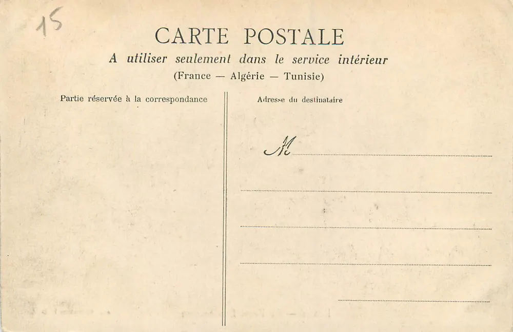 Laval — A Porta Beucheresse — Coleção B. D., Laval - Verso