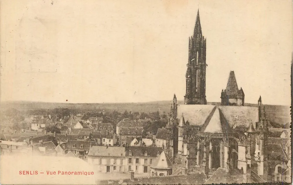 Senlis — Vista Panorâmica — Simi-Bromure A. Breguer Frères - Frente