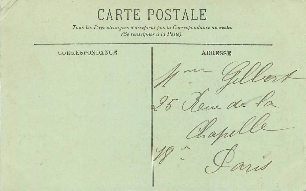 Compiègne — O Castelo — A Fachada, lado do Parque — LL. — n°71 - Verso