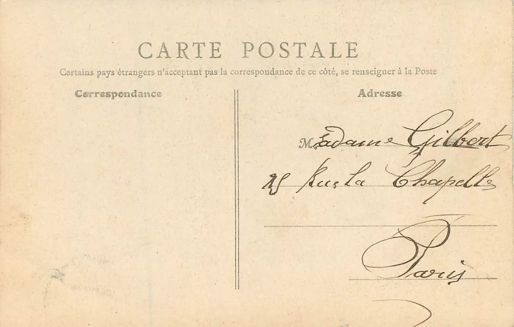 Crépy-en-Valois - Ruinen von Saint-Thomas — B. F., Paris - Rückseite