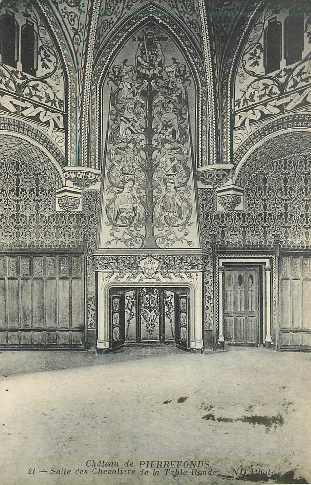 Schloss Pierrefonds — Saal der Ritter der Runde Tafel — ND Fotografie - Vorderseite