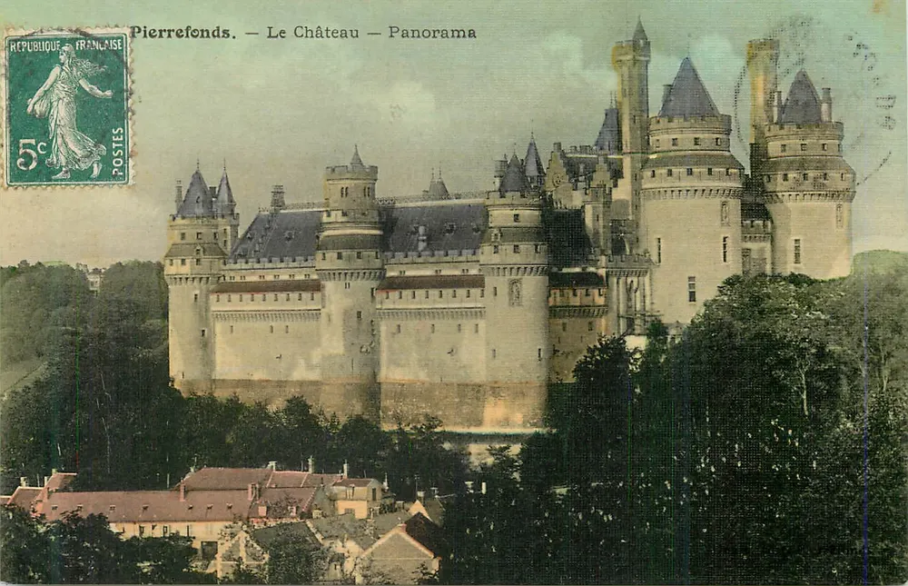 Pierrefonds — O Castelo — Panorama — Editor Panorama - Frente