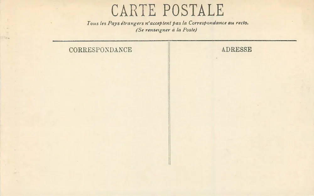 PierreFonds — La Rue Notre-Dame et le Château — Edition Varin n°59 - Verso