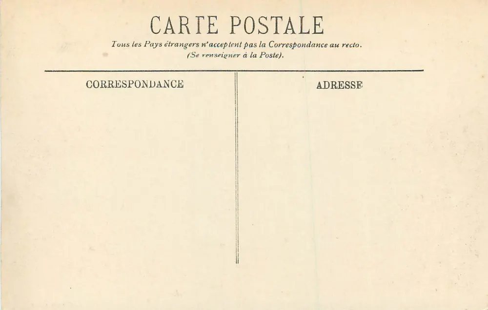 Pierrefonds — O Castelo — Vista geral do Lado Leste — Edição Varin, n°124 - Verso