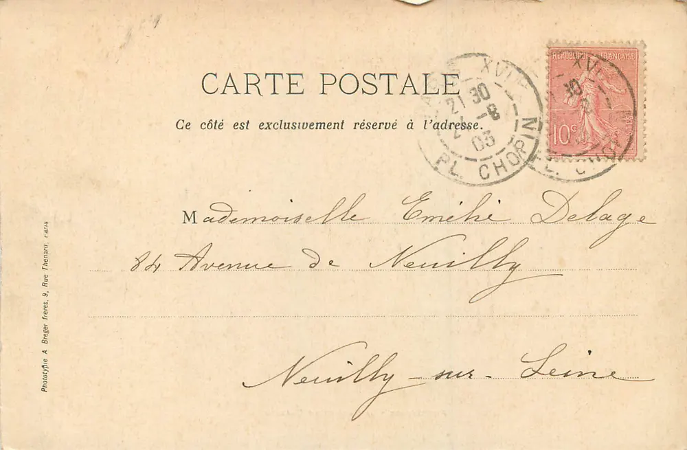 Pierrefonds - A Estação e o Castelo — O. Pressin - Verso