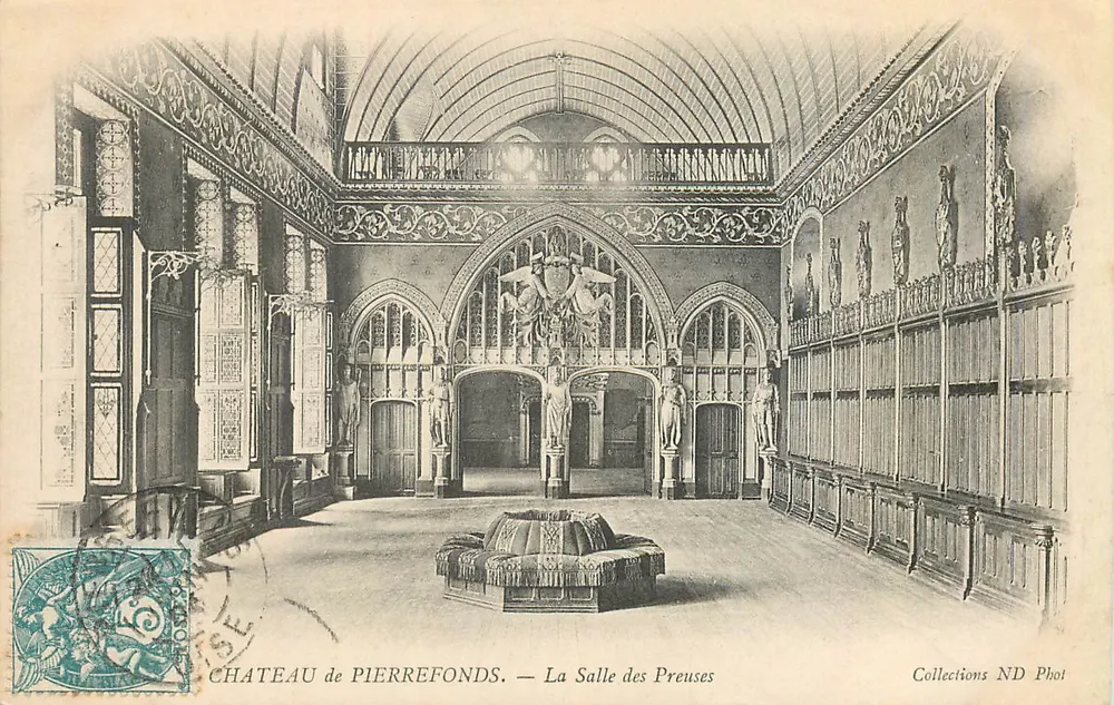 Schloss Pierrefonds — La Salle des Preuses — Collections ND Phot - Vorderseite