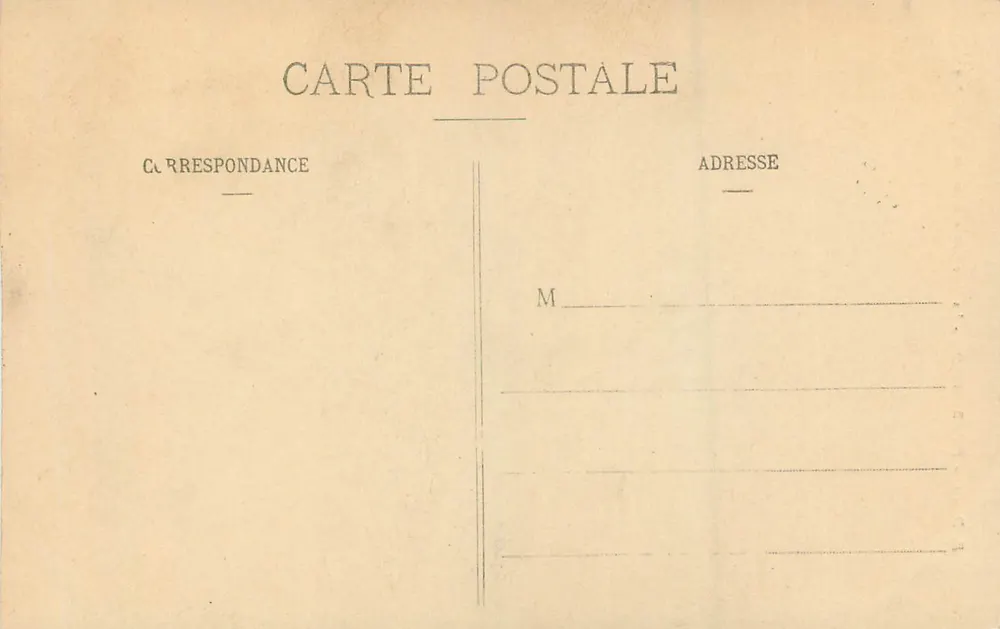PierreFonds - La Rue Notre-Dame et le Château — E.D. - I. - 1911 - Verso