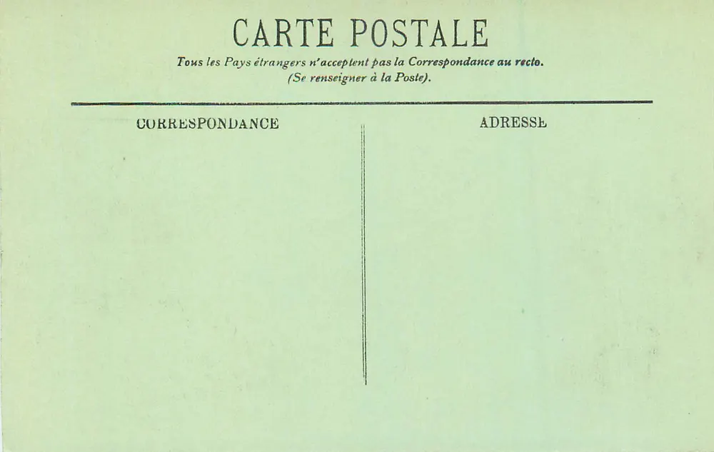 Castelo de Pierrefonds — A Fachada Oeste — Edição Varin - Verso