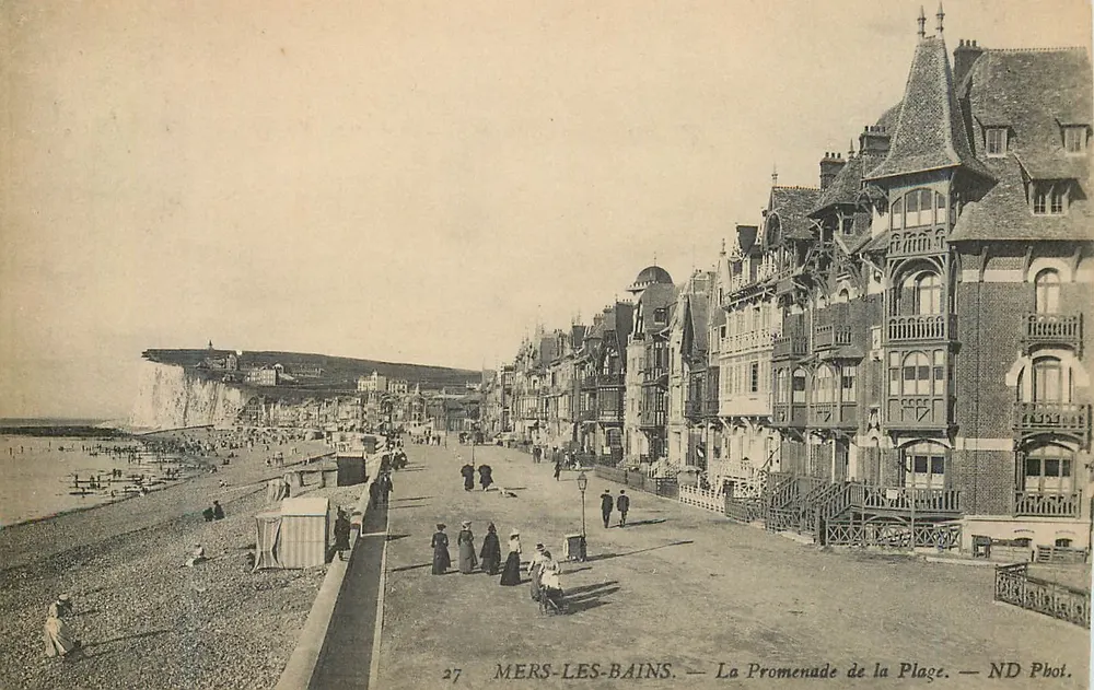 MERS-LES-BAINS — La Promenade de la Plage — ND Pbot. n°27 - Recto