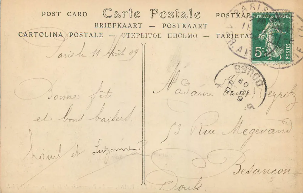 MERS-LES-BAINS — La Promenade de la Plage — ND Pbot. n°27 - Verso
