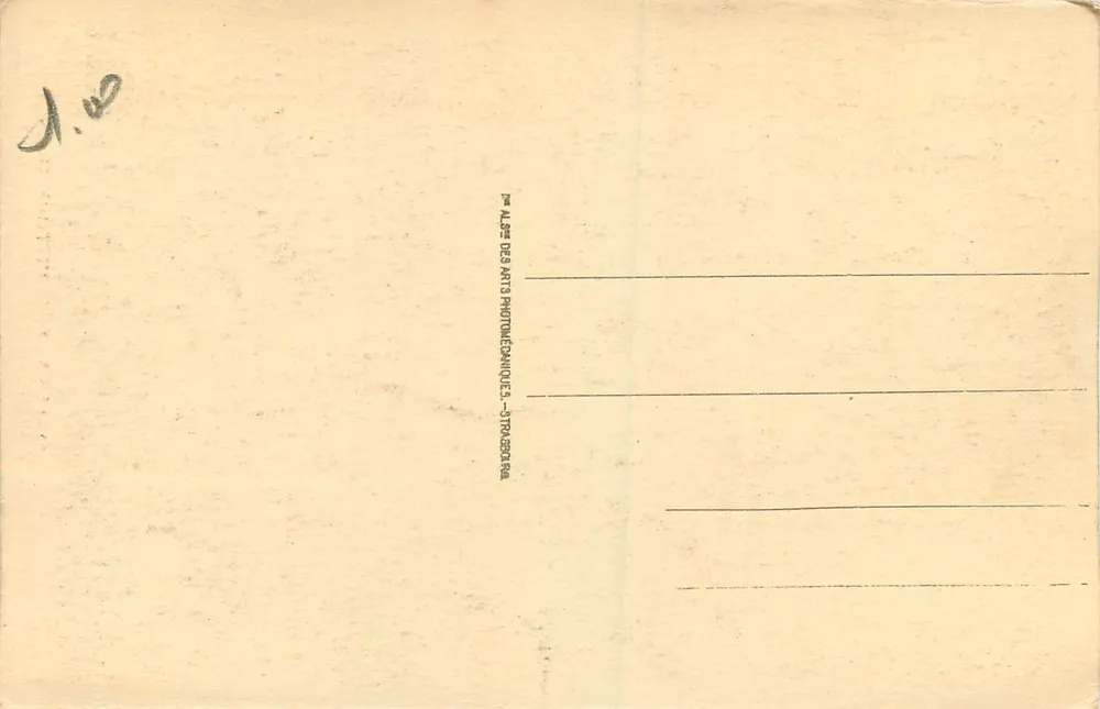 Mont Saint- Odile — ruines pittoresques — Les Vosges Pittoresques, n°62 - Verso