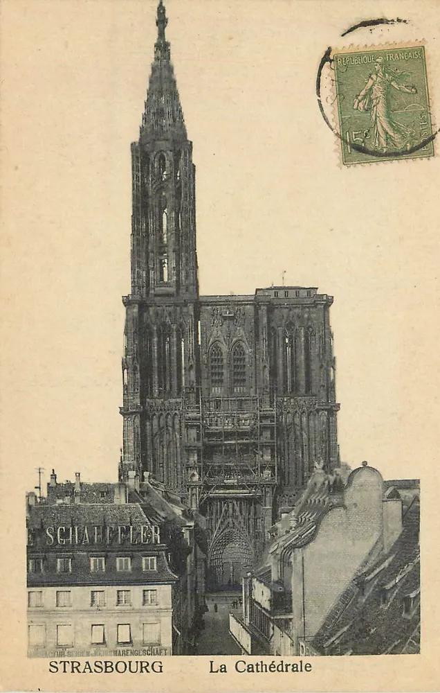 Strasbourg — A Catedral — Schaeffeler - Frente