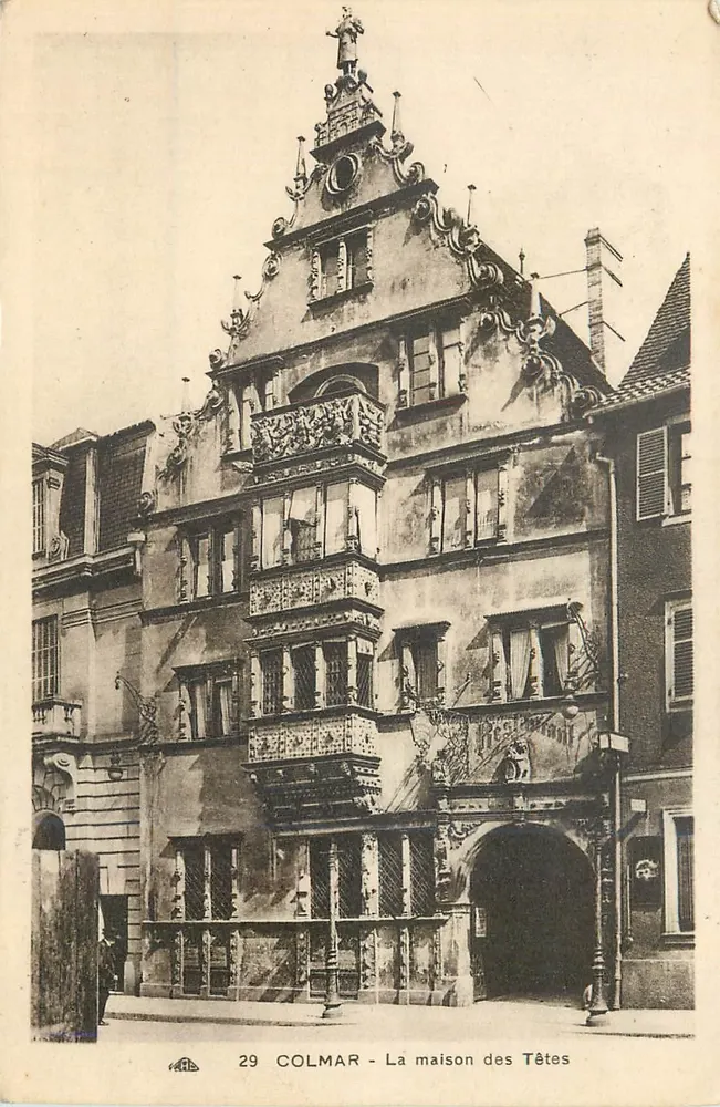 Colmar — A Casa das Cabeças — n°29 - Frente