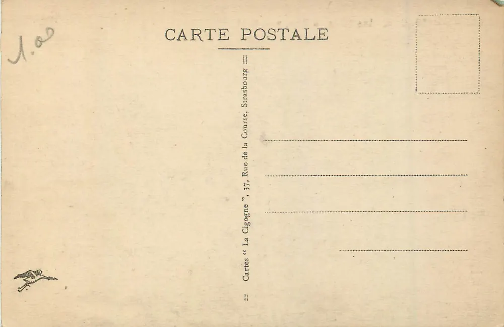 Strasbourg - Les Ports du Rhin, vers Kehl — éditeur Cartes 'La Cigogne', n° 650 - Verso