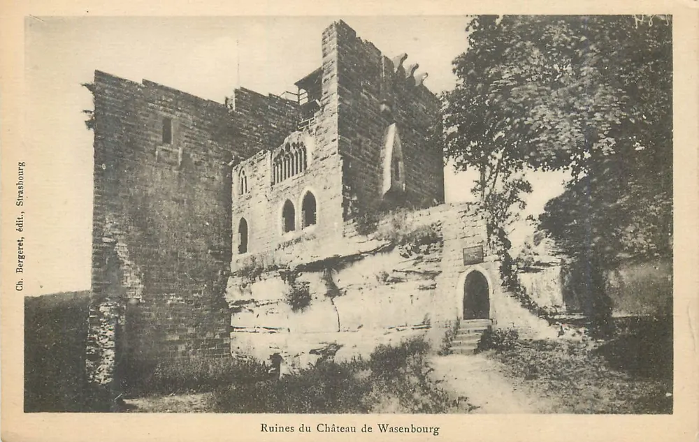 Ruïnes van het Kasteel van Wasenbourg — Strasbourg, ed. Ch. Bergert, n° 108 - Voorkant