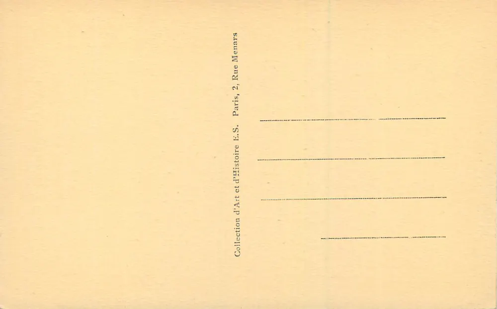 Théâtre de l'Ambigu Comique — Vieux Paris vers 1830 — Collection Menars - Verso