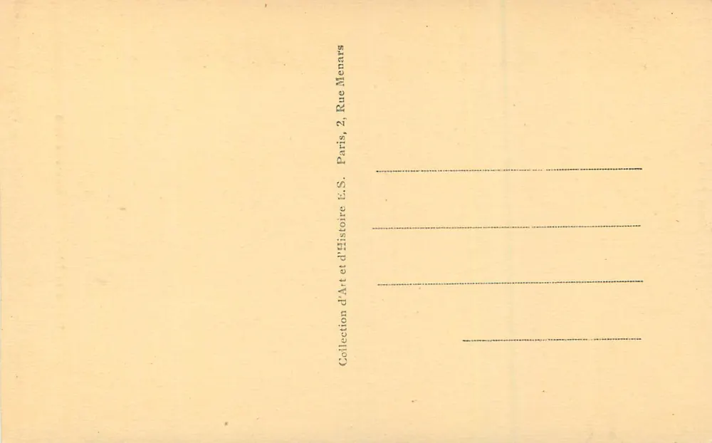 Theater des Ambigu Comique — Alt-Paris um 1830 — Sammlung Menars - Rückseite