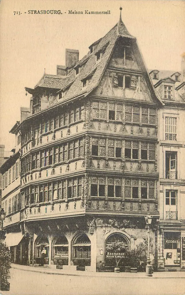 Strasbourg - Casa Kammerzell - Restaurante - Frente