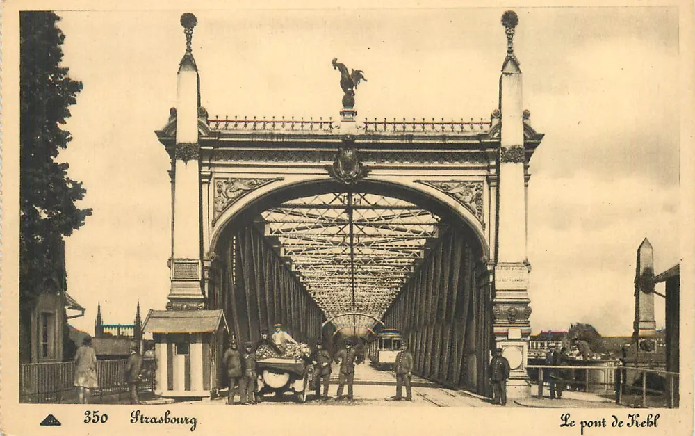 O ponte de Kiebl — Strasbourg — n° 350 - Frente